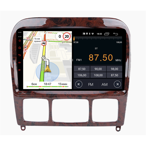 Штатная магнитола Mercedes Benz S-class w220 1998-2005 без DVD на Android 10.0 (PF211LTX)