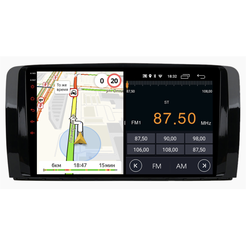Штатная магнитола Parafar для Mercedes R-class без DVD на Android 10.0 (PF212LTX)