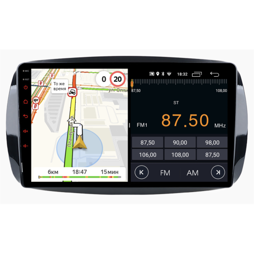 Штатная магнитола Parafar для Mercedes Fortwo III 2014-2024, Forfour II 2014-2024 на Android 10.0 (PF214LTX)