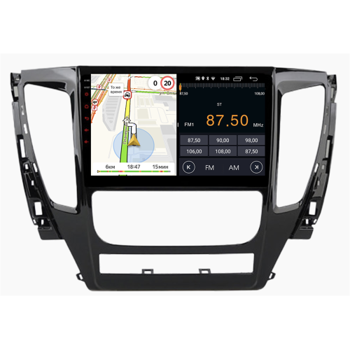 Штатная магнитола Parafar для Mitsubishi Pajero Sport 2016+ на Android 10.0 (PF231LTX)