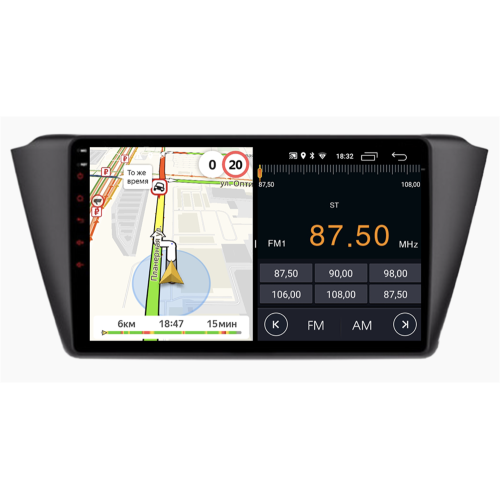 Штатная магнитола Parafar для Skoda Fabia III 2014-2018 на Android 10.0 (PF112LTX)