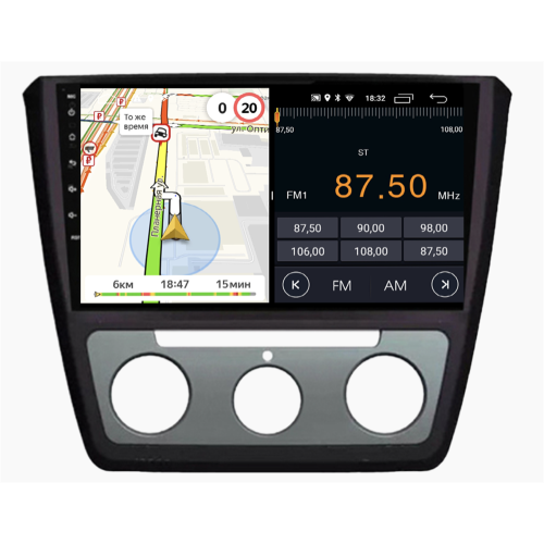 Штатная магнитола Parafar для Skoda Yeti 2009-2018 на Android 10.0 (PF994LTX)