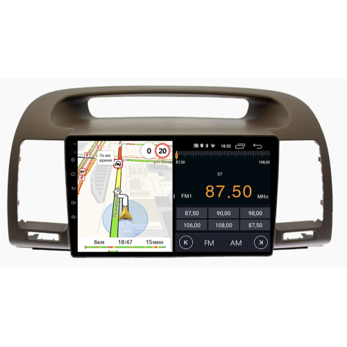 Штатная магнитола Parafar для Toyota Camry V30 2001-2006 на Android 10.0 (PF061LTX)