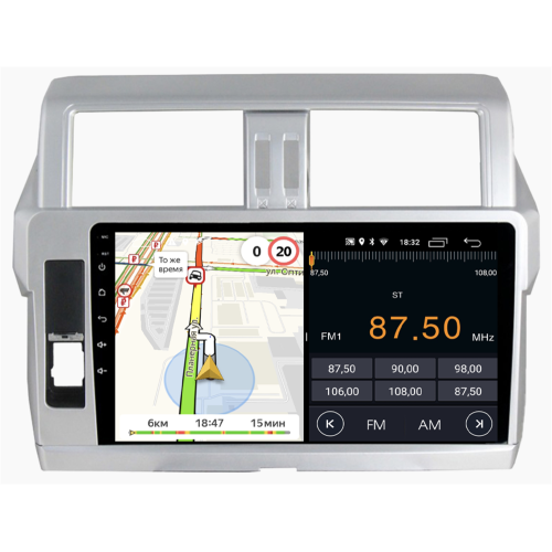 Штатная магнитола Parafar для Toyota Land Cruiser Prado 150 2014 на Android 10.0 (PF347LTX-High)