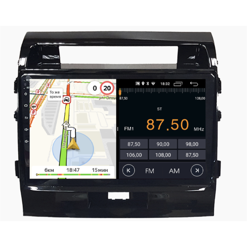 Штатная магнитола Parafar для Toyota Land Cruiser 200 2007-2015 на Android 10.0 (PF381LTX)