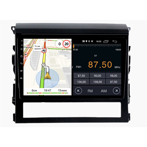 Штатная магнитола Parafar для Toyota Land Cruiser 200 2015-2021 на Android 10.0 (PF567LTX)