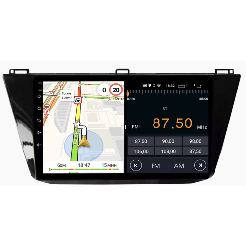 Штатная магнитола Parafar для Volkswagen Tiguan 2016-2022 на Android 10.0 (PF975LTX)