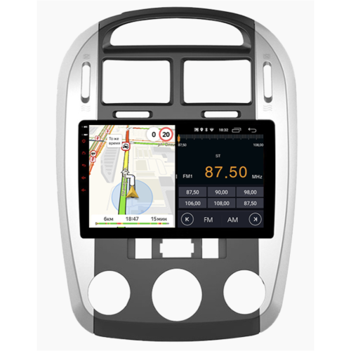 Штатная магнитола Parafar для Kia Cerato I 2003-2008 на Android 10.0 (PF278LTX)