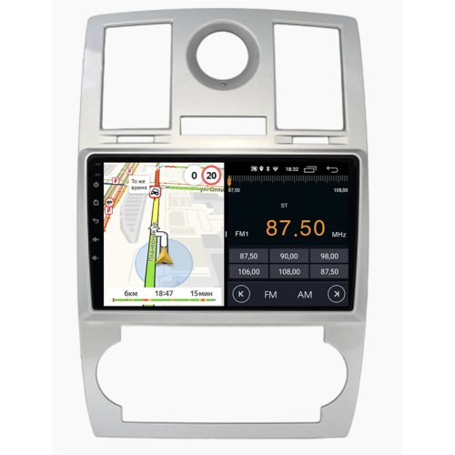 Штатная магнитола Parafar для Chrysler 300C I 2004-2007 на Android 10.0 (PF030LTX)