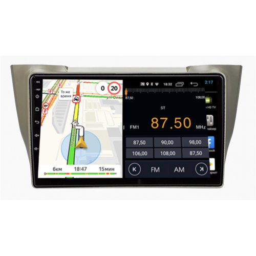 Штатная магнитола Parafar для Lexus RX II 300 2003-2009 на Android 10.0 (PF300LTX)
