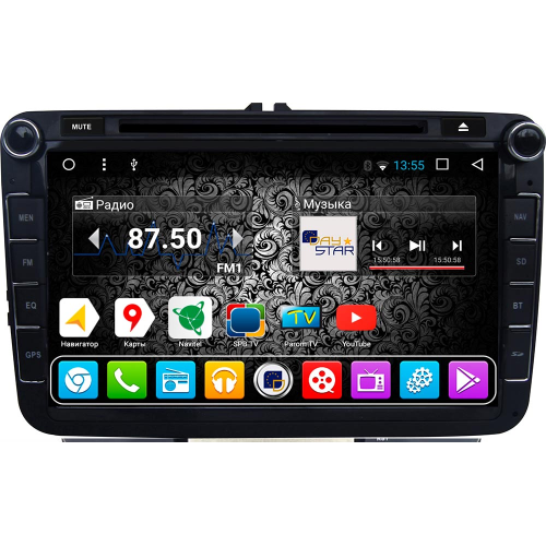 Штатная магнитола DayStar DS-7080HD для Skoda Universal на Android 9.0