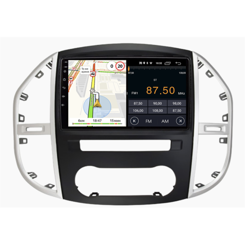 Штатная магнитола Parafar для Mercedes Vito III (W447) 2014-2024 на Android 10.0 (PF477LTX)