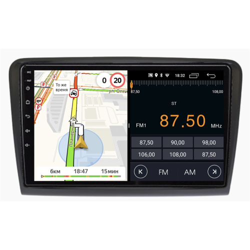 Штатная магнитола Parafar для Skoda Superb II (B6) 2008-2015 на Android 10.0 (PF973LTX)