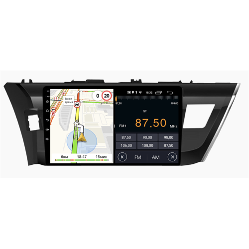 Штатная магнитола Parafar для Toyota Corolla XI (E160,E170) 2013-2015 на Android 10.0 (PF307LTX)