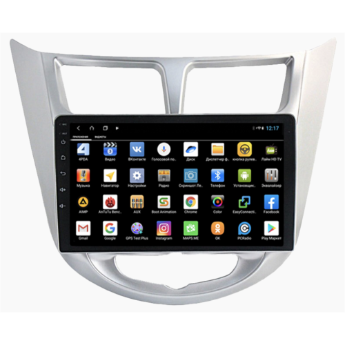 Штатная магнитола Parafar для Hyundai Solaris 2011-2017 на Android 12.0 (PF067XHD)