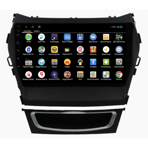 Штатная магнитола Parafar для Hyundai Santa Fe III 2012-2019 на Android 12.0 (PF209XHD)