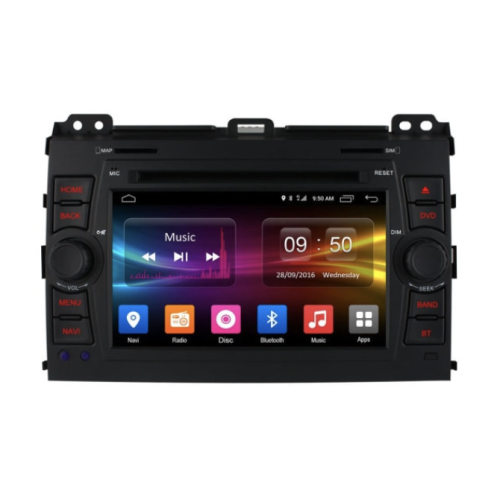 Магнитола CarMedia XN-7027-P6 для Toyota Land Cruiser Prado 120 2002-2009 на Android 10.0 купить по цене 34 900 руб.