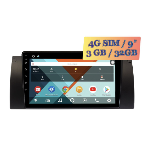 Wide Media KS9162QR-3/32 4G-SIM для BMW 7 (E38), 5 (E39), M5 (E39), X5 (E53), 7 (E38) Android 10.0