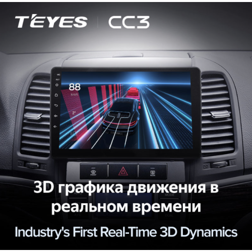 Штатная магнитола Teyes CC3 6/128 ГБ для Hyundai Santa Fe III 2005-2012 на Android 10.0