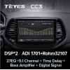 Штатная магнитола Teyes CC3 6/128 ГБ для Jeep Compass II 2017-2024 на Android 10.0