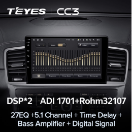 Штатная магнитола Teyes CC3 6/128 ГБ для Mercedes ML-class (W166) 2011-2015, GL-class (X166) 2012-2016 на Android 10.0