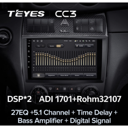 Штатная магнитола Teyes CC3 6/128 ГБ для Mercedes Benz C-class (W203) 2004-2008 на Android 10.0