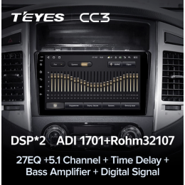 Штатная магнитола Teyes CC3 6/128 ГБ для Mitsubishi Pajero IV 2006-2019 на Android 10.0