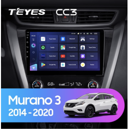 Штатная магнитола Teyes CC3 6/128 ГБ для Nissan Murano 2015-2022 на Android 10.0