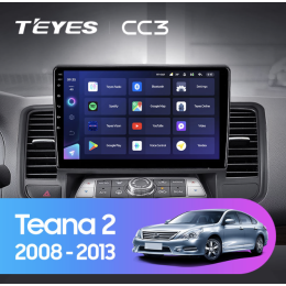 Штатная магнитола Teyes CC3 6/128 ГБ для Nissan Teana II 2008-2013 на Android 10.0