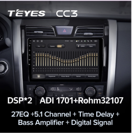 Штатная магнитола Teyes CC3 6/128 ГБ для Nissan Teana III 2014-2021 на Android 10.0