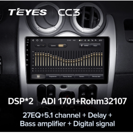 Штатная магнитола Teyes CC3 6/128 ГБ для Renault Logan, Sandero 2009-2013 на Android 10.0