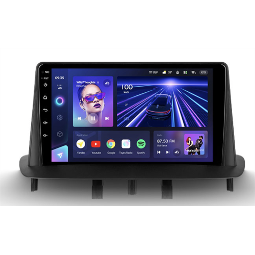 Штатная магнитола Teyes CC3 6/128 ГБ для Renault Megane III 2009-2016 на Android 10.0