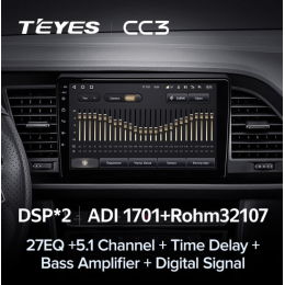 Штатная магнитола Teyes CC3 6/128 ГБ для Seat Leon III 2012-2020 на Android 10.0