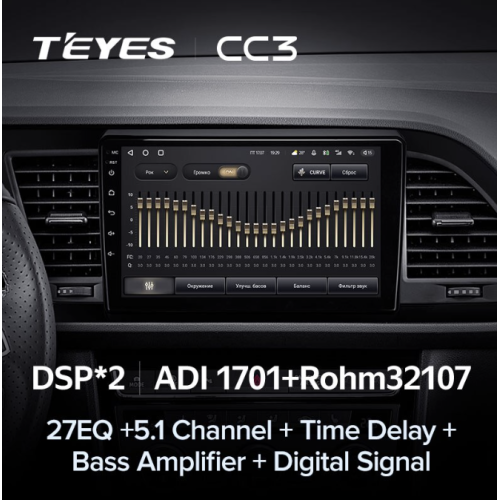 Штатная магнитола Teyes CC3 6/128 ГБ для Seat Leon III 2012-2020 на Android 10.0