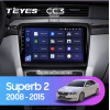 Штатная магнитола Teyes CC3 6/128 ГБ для Skoda Superb II (B6) 2008-2015 на Android 10.0