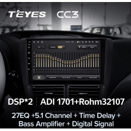 Штатная магнитола Teyes CC3 6/128 ГБ для Subaru Forester III, Impreza III 2007-2013 на Android 10.0
