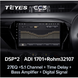 Штатная магнитола Teyes CC3 6/128 ГБ для Toyota Hilux 2015-2020 на Android 10.0