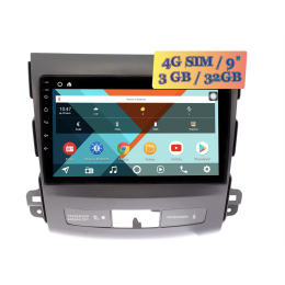 Wide Media KS9058QR-3/32 4G-SIM для Peugeot 4007 2007 - 2012 для авто с Rockford Android 10.0