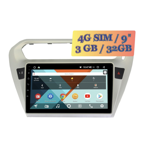 Wide Media KS9118QR-3/32 4G-SIM для Peugeot 301 I 2012-2018 Android 10.0