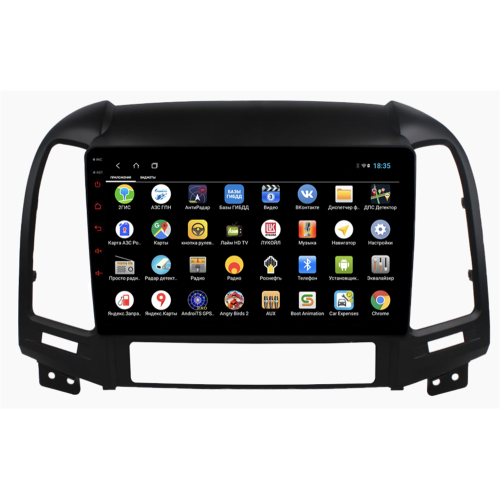 Штатная магнитола Parafar для Hyundai Santa Fe II 2005-2012 на Android 12.0 (PF208XHD)