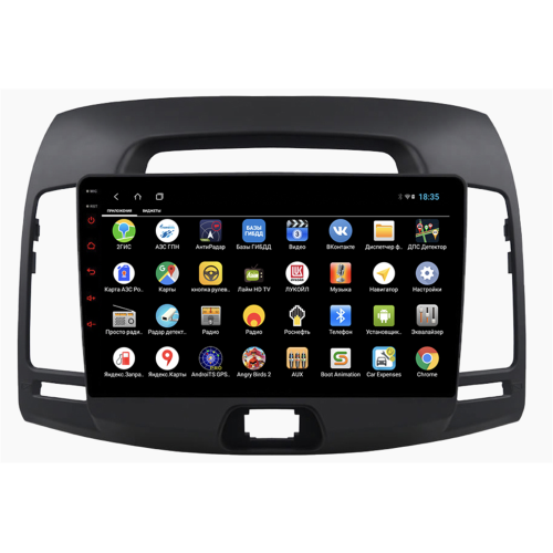Штатная магнитола Parafar для Hyundai Elantra Old 2006-2011 на Android 12.0 (PF980XHD)