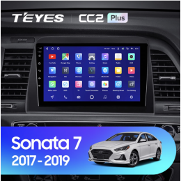 Штатная магнитола Teyes CC2 Plus 3/32 ГБ для Hyundai Sonata VII (LF) 2017-2019 на Android 10.0