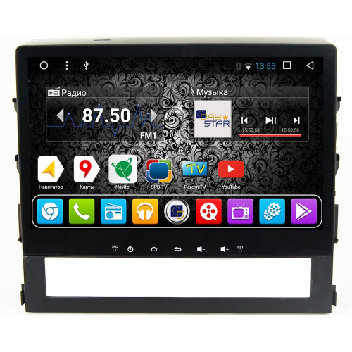 Штатная магнитола DayStar DS-8002HB для Toyota Land Cruiser 200 2016+ на Android 9.0