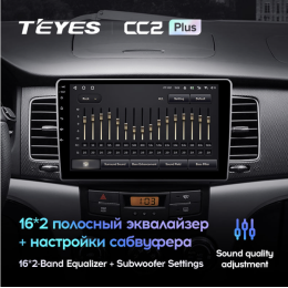 Головное устройство Teyes CC2 Plus 3/32 ГБ для SsangYong Actyon, Korando 2010-2013 на Android 10.0