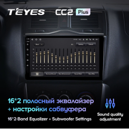 Штатная магнитола Teyes CC2 Plus 3/32 ГБ для LADA Granta Cross 2018-2025 на Android 10.0