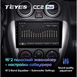 Штатная магнитола Teyes CC2 Plus 3/32 ГБ для Lada Granta I 2011-2018 Тип-B на Android 10.0