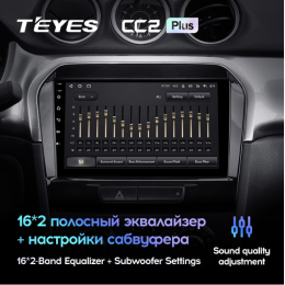 Штатная магнитола Teyes CC2 Plus 3/32 ГБ для Suzuki Vitara IV 2014-2024 на Android 10.0