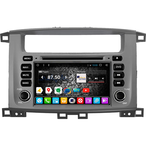Штатная магнитола DayStar Toyota Land Cruiser 100 2002-2007 DS-7083HD Android 9.0, 8 ядер