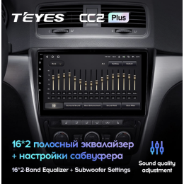 Штатная магнитола Teyes CC2 Plus 3/32 ГБ для Skoda Yeti 5L 2009-2014 на Android 10.0