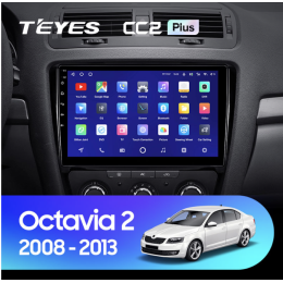Штатная магнитола Teyes CC2 Plus 3/32 ГБ для Skoda Octavia II (A5) 2004-2013 на Android 10.0